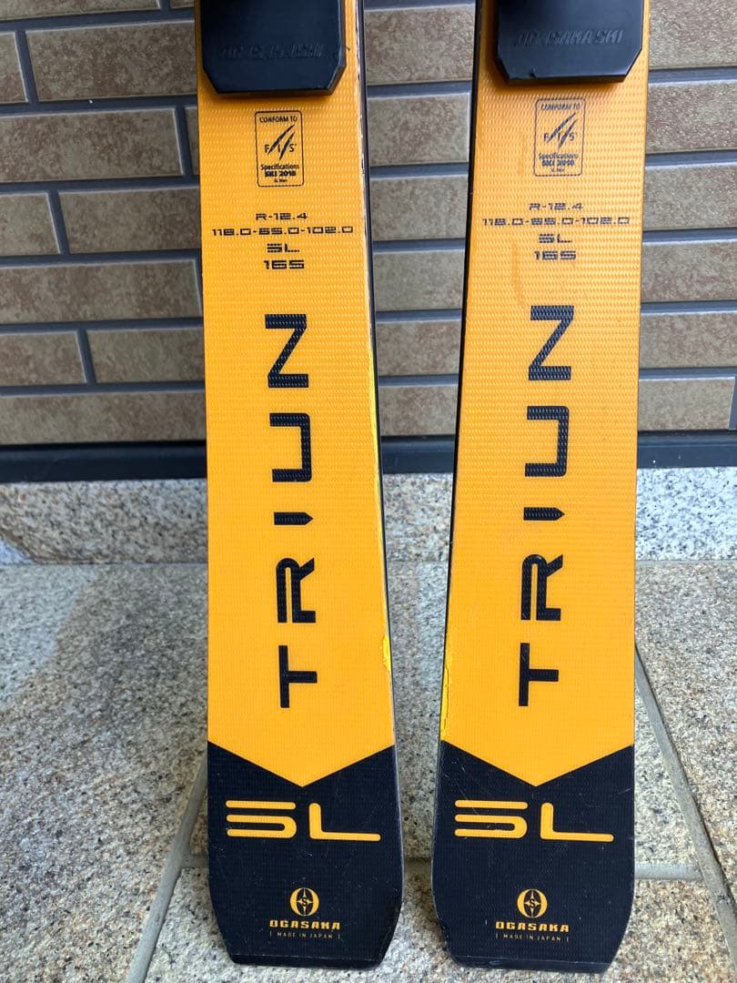 オガサカ トライアンSL 165 スキープロテクター付