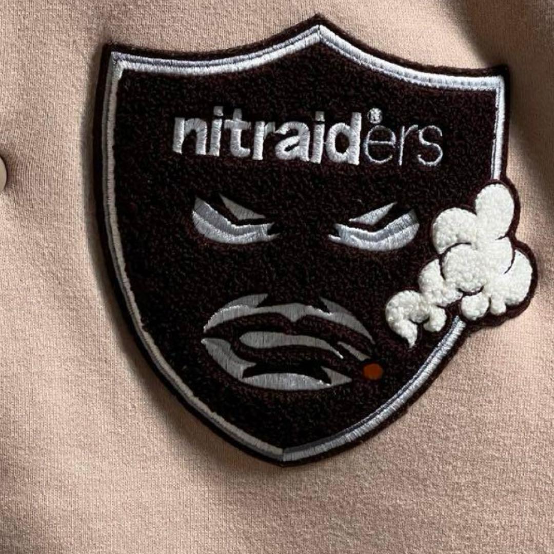 レア　ナイトレイド　スタジャン　nitraid スウェットスタジャン　XL