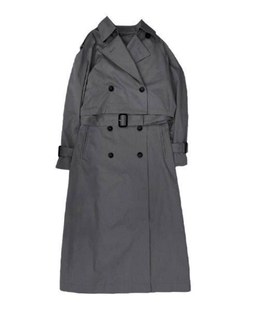 【新品未使用】anuans/アニュアンス/3wayトレンチコート/グレー