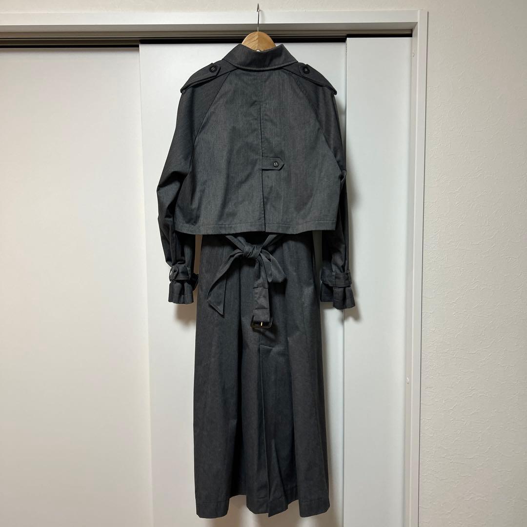 【新品未使用】anuans/アニュアンス/3wayトレンチコート/グレー