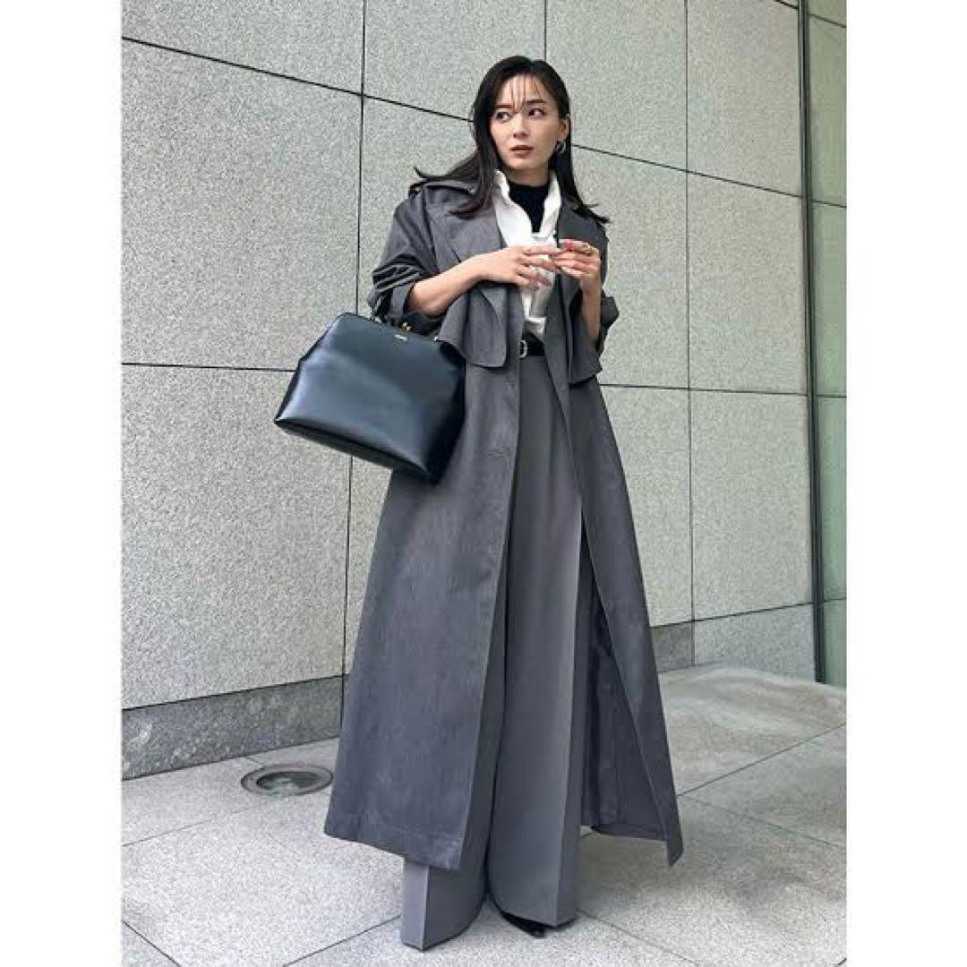 【新品未使用】anuans/アニュアンス/3wayトレンチコート/グレー