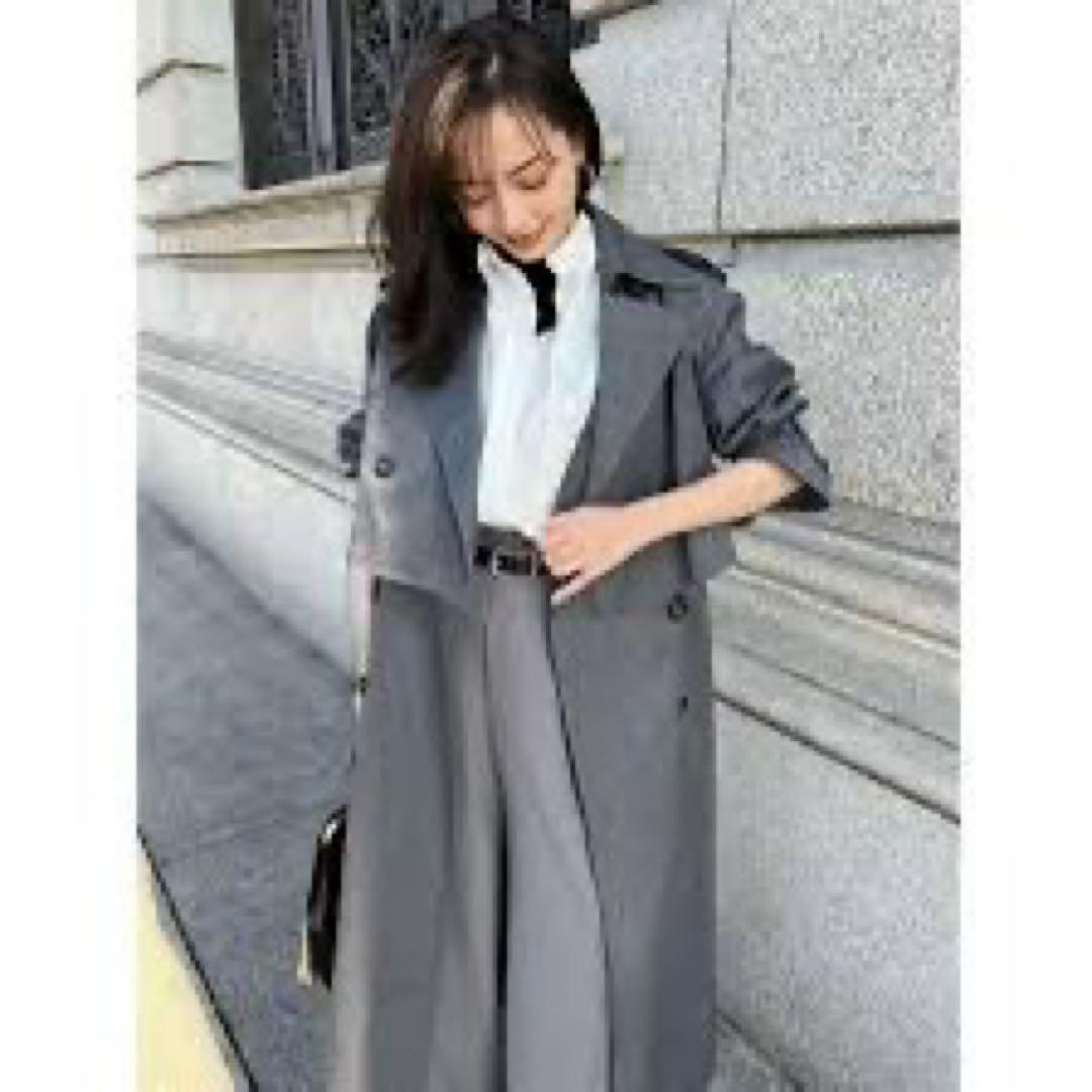 【新品未使用】anuans/アニュアンス/3wayトレンチコート/グレー