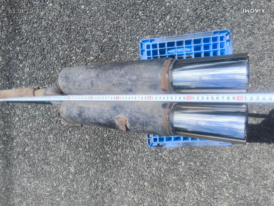 kazuya　ディアルマフラー　ワンオフ　真円　セダン等　加工用　②