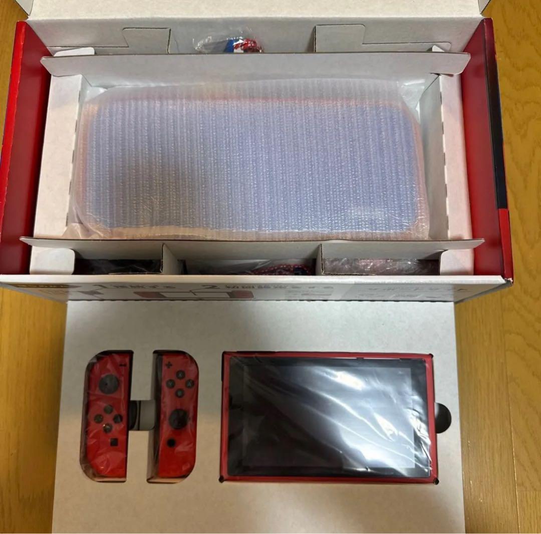美品　Nintendo Switch マリオレッド×ブルーセット　限定版
