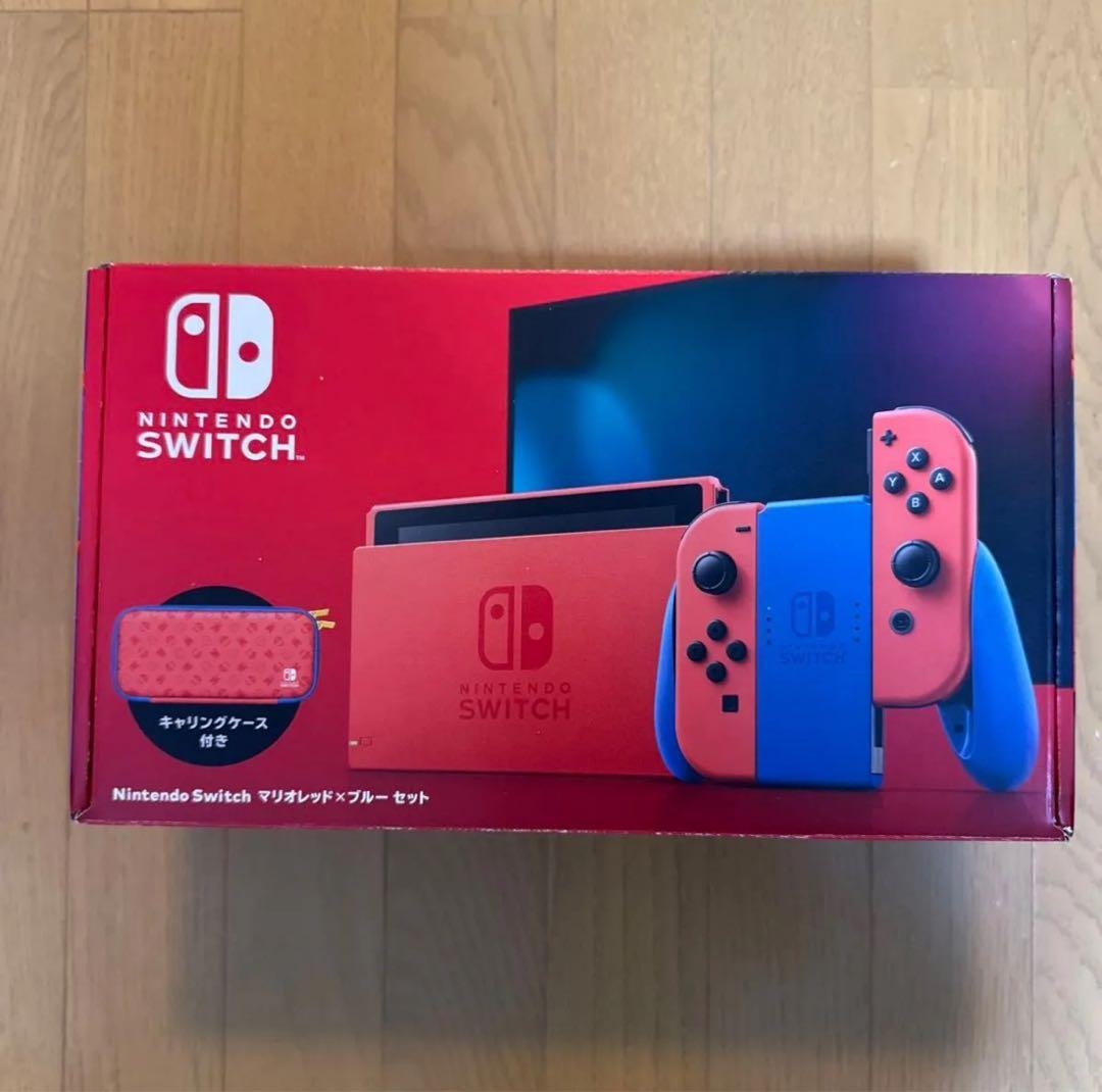 美品　Nintendo Switch マリオレッド×ブルーセット　限定版
