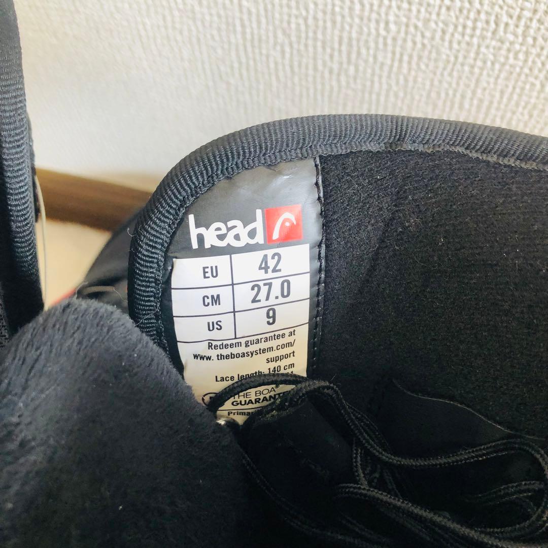 【美品】HEAD スノボブーツ　STRIKE ストライク 27.0cm 使用2回