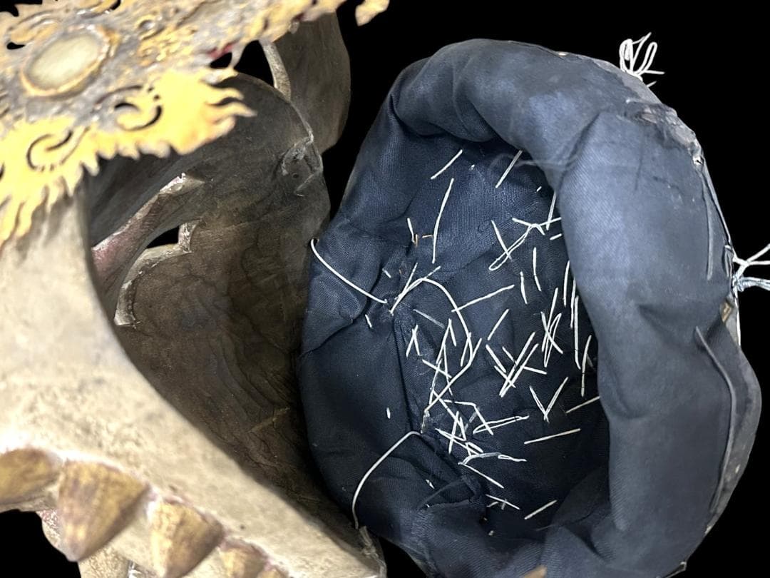 珍品 レア品 バリ島 バロンダンス 舞踊用 お面 民芸 木彫り インドネシア