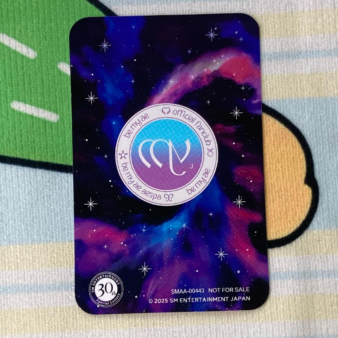 aespa SM ENTERTAINMENT 30周年 抽選会 トレカ カリナ