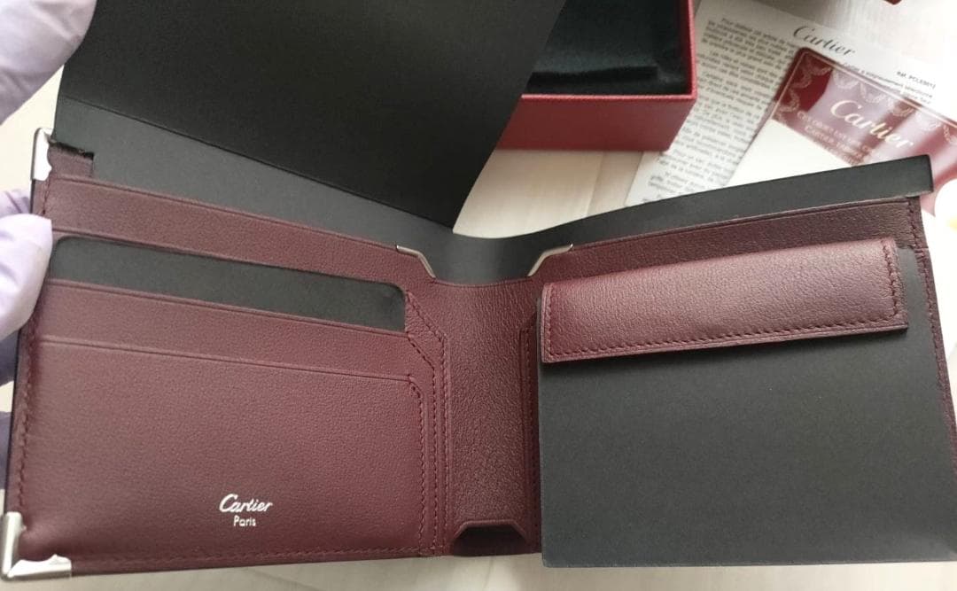 新品未使用✨Cartier カルティエ マストライン 折財布 黒 ブラック