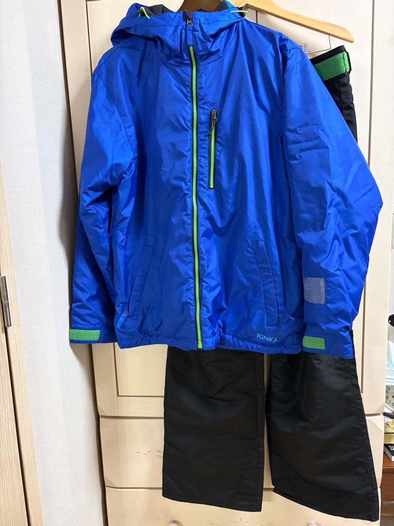 IGNIO スキーウェアセット 青　Lサイズ