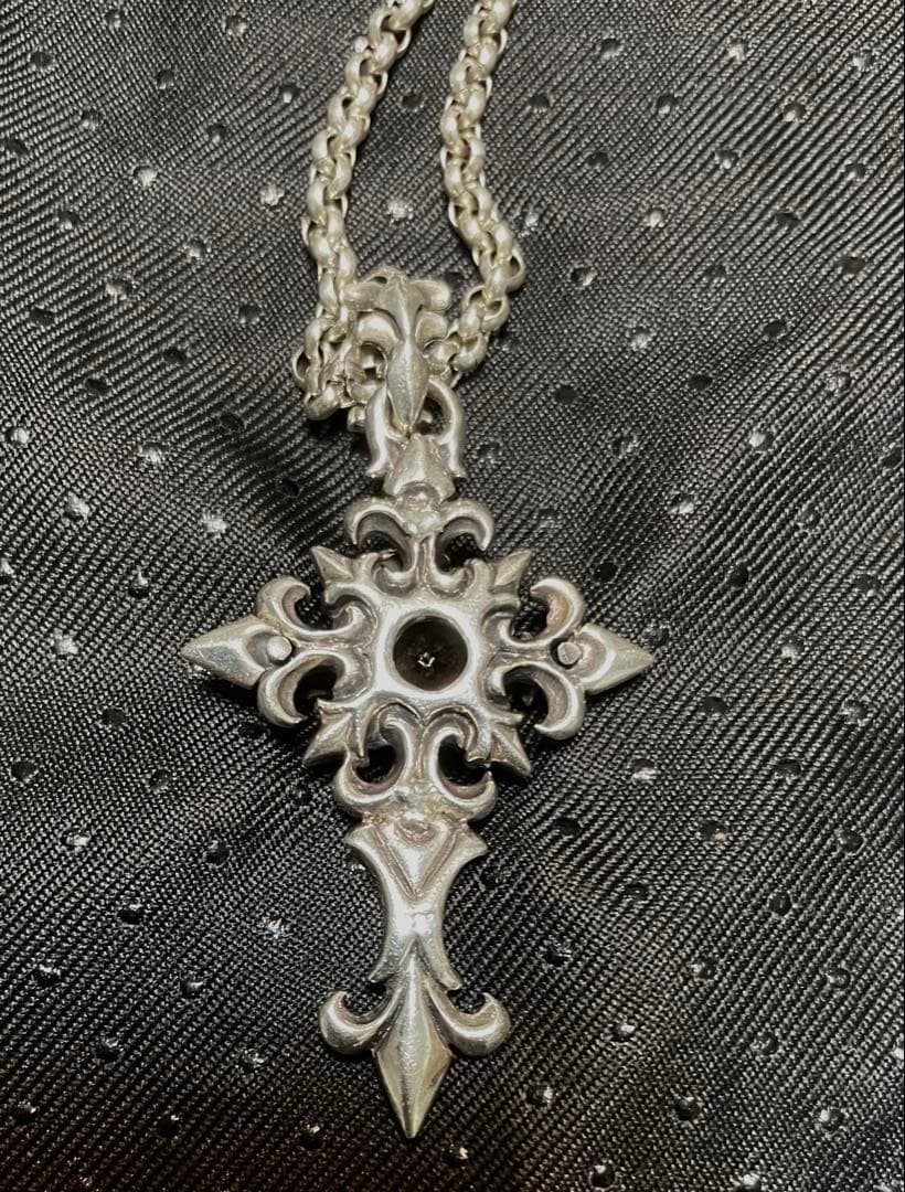 925ネックレスクロスペンダント