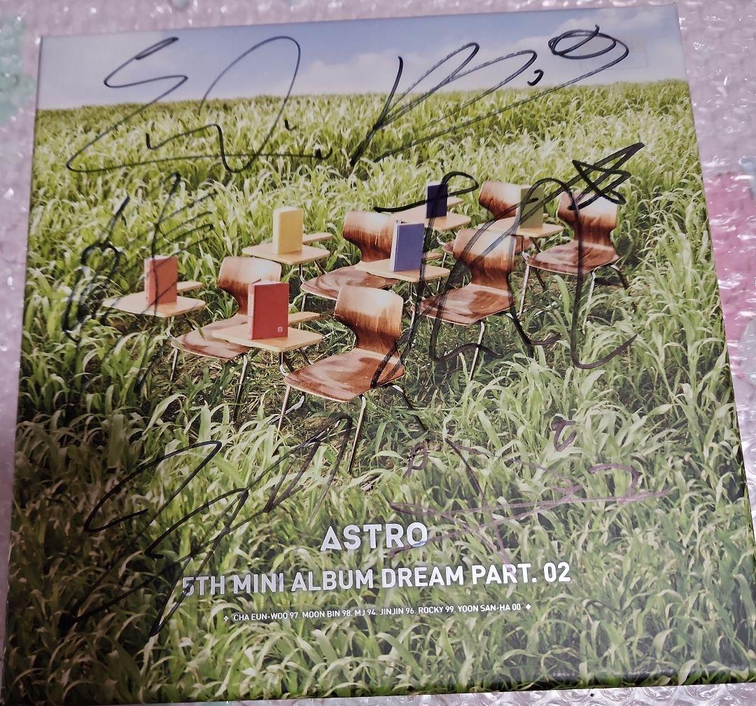 astro dream part.02 アルバム　全員　直筆サイン　1