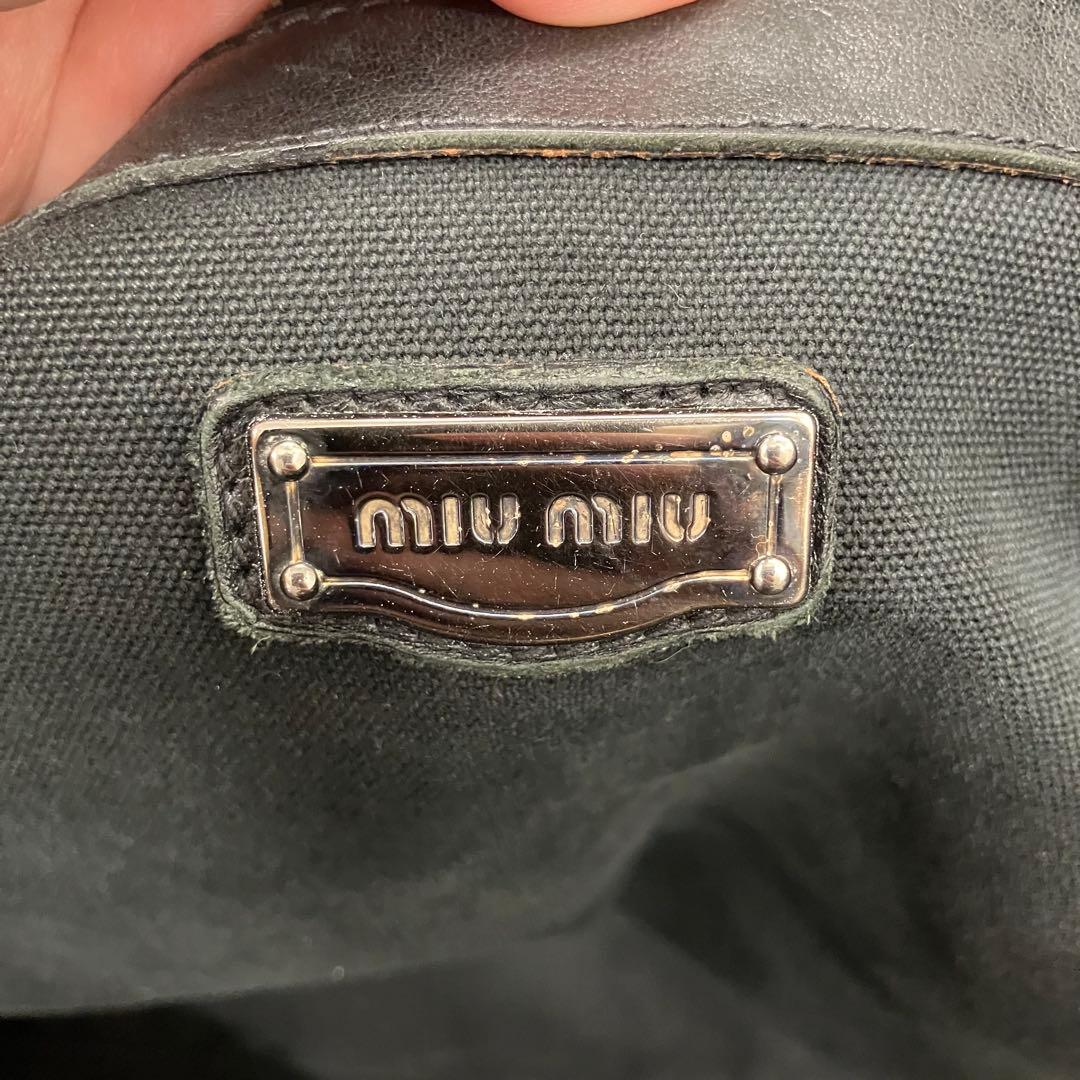 MIU MIU ブラック トートバッグ