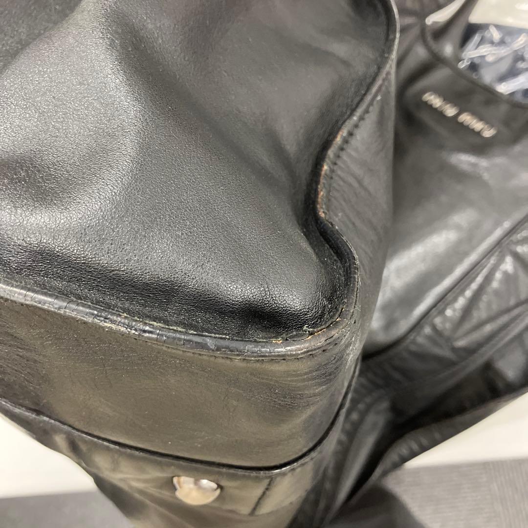 MIU MIU ブラック トートバッグ