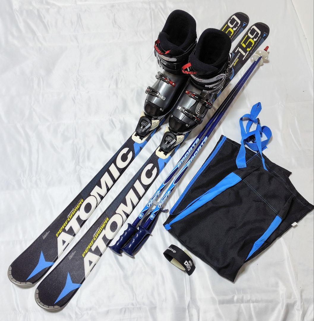 J■スキーセット■板ATOMIC159cm■靴LANGE28〜28.5cm