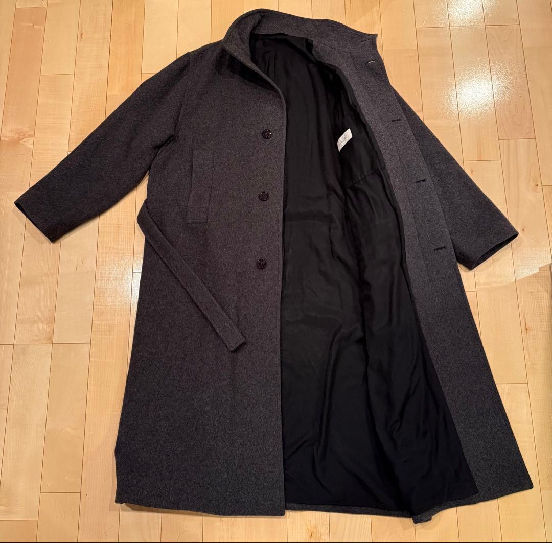 希少) ルメール23年秋冬 バスローブコート グレー ウールカシミア サイズM