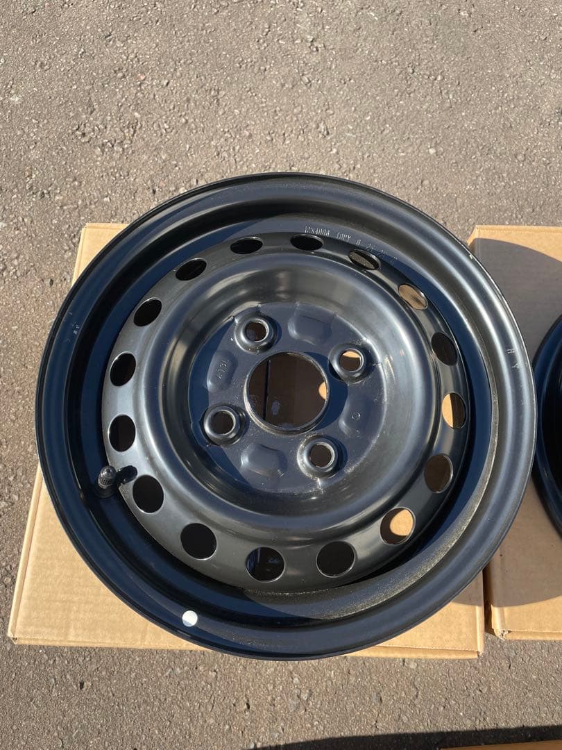 ダイハツアトレー純正スチールホイール4本セット新車外し