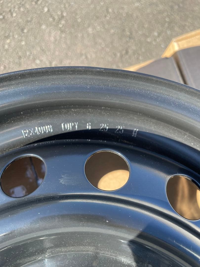 ダイハツアトレー純正スチールホイール4本セット新車外し