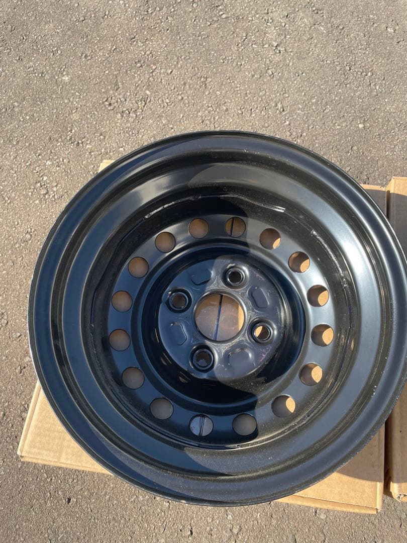 ダイハツアトレー純正スチールホイール4本セット新車外し