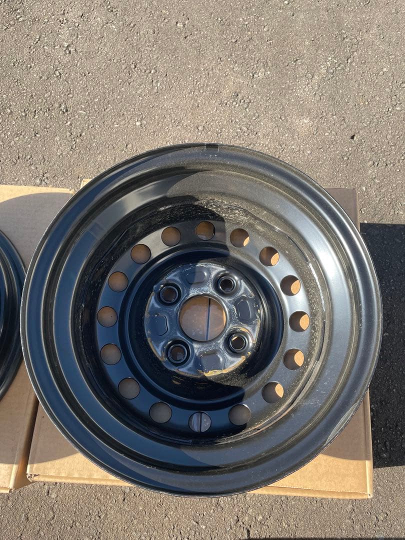 ダイハツアトレー純正スチールホイール4本セット新車外し