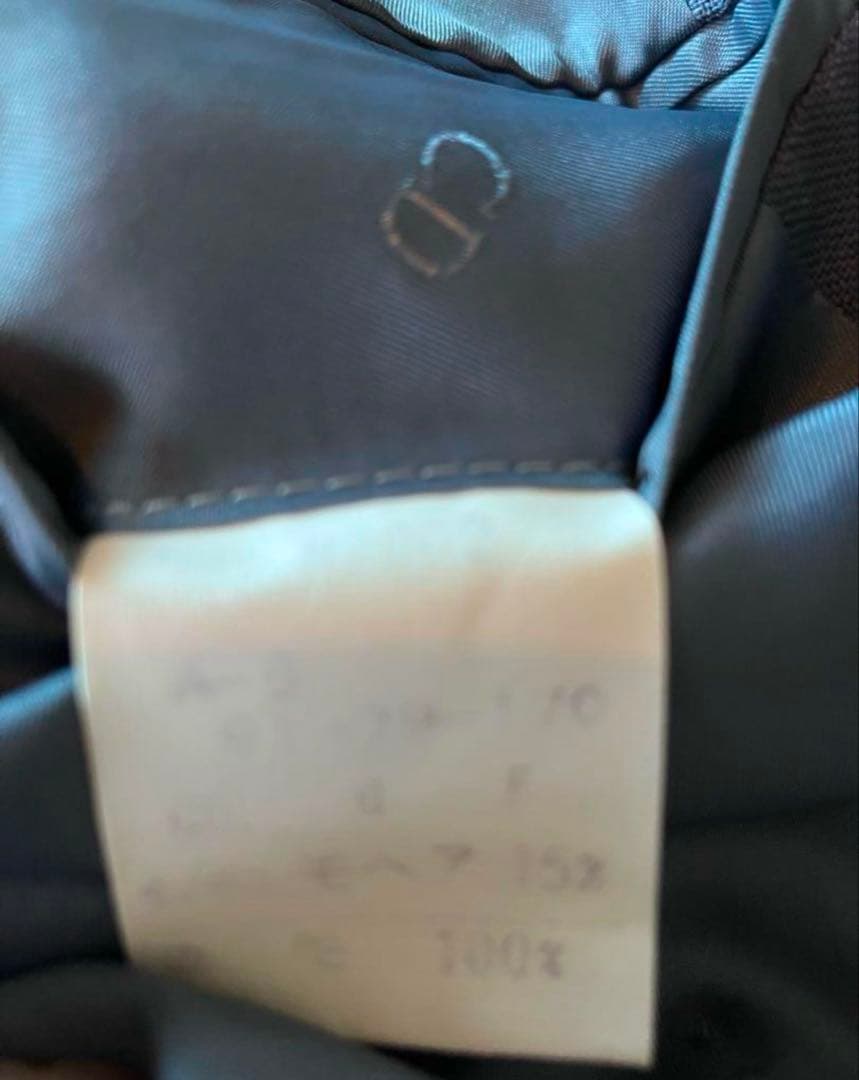 ディオール セットアップ ダブル Diorメタルボタン ブルー