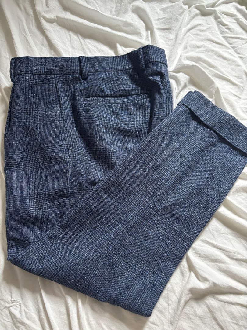 BRUNELLO CUCINELLI ウールカシミヤ　ネイビー46