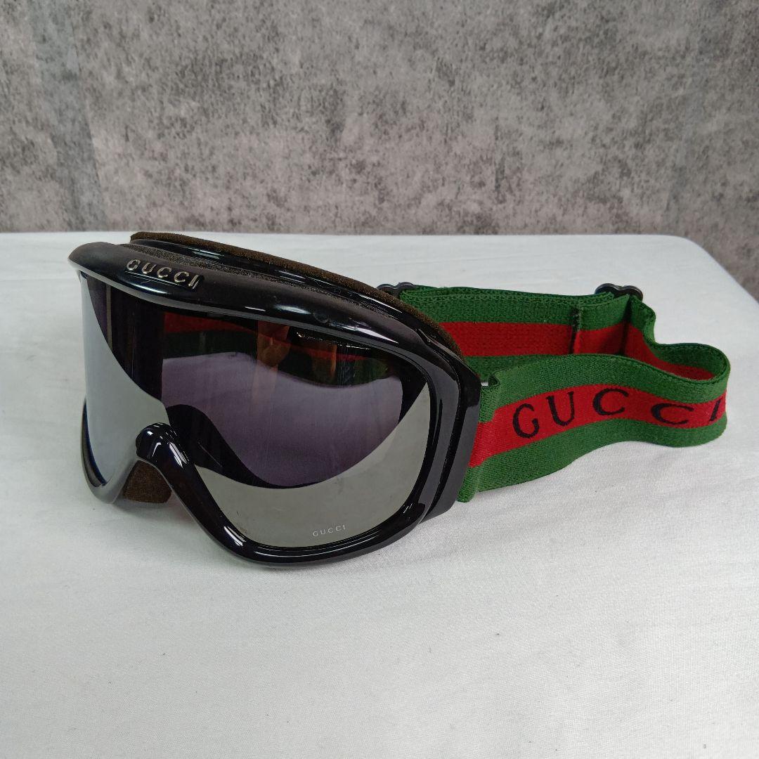 希少 GUCCI グッチ スキーゴーグル シェリーライン 黒 美品 Y2K完売品
