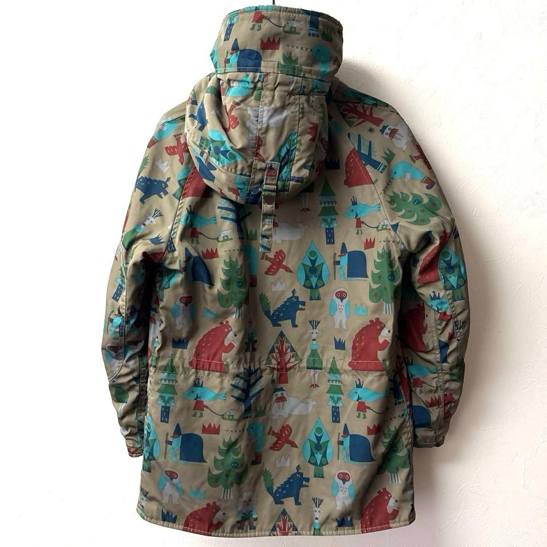 Ne-net ネネット絵本作家ツペラツペラさんとのコラボ もりのなかコート M