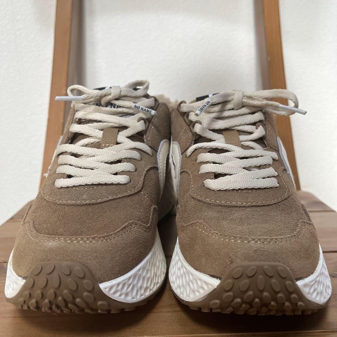 未使用✨ノーネーム　CARTER JOGGER カーター 厚底　ボア　23.5