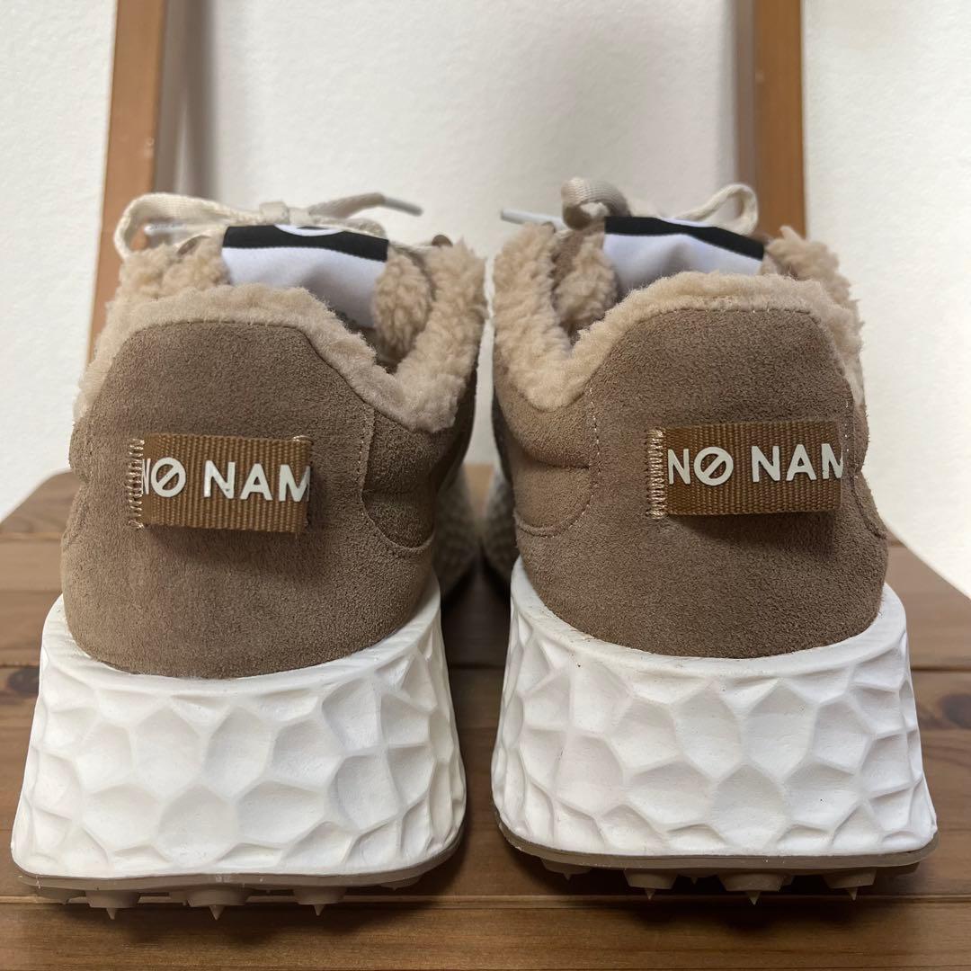 未使用✨ノーネーム　CARTER JOGGER カーター 厚底　ボア　23.5