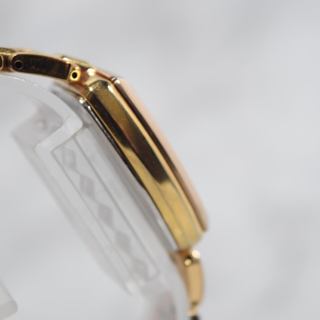 美品 SEIKO セイコー ルキア 電波ソーラー レディース黒金 ダイヤ付き