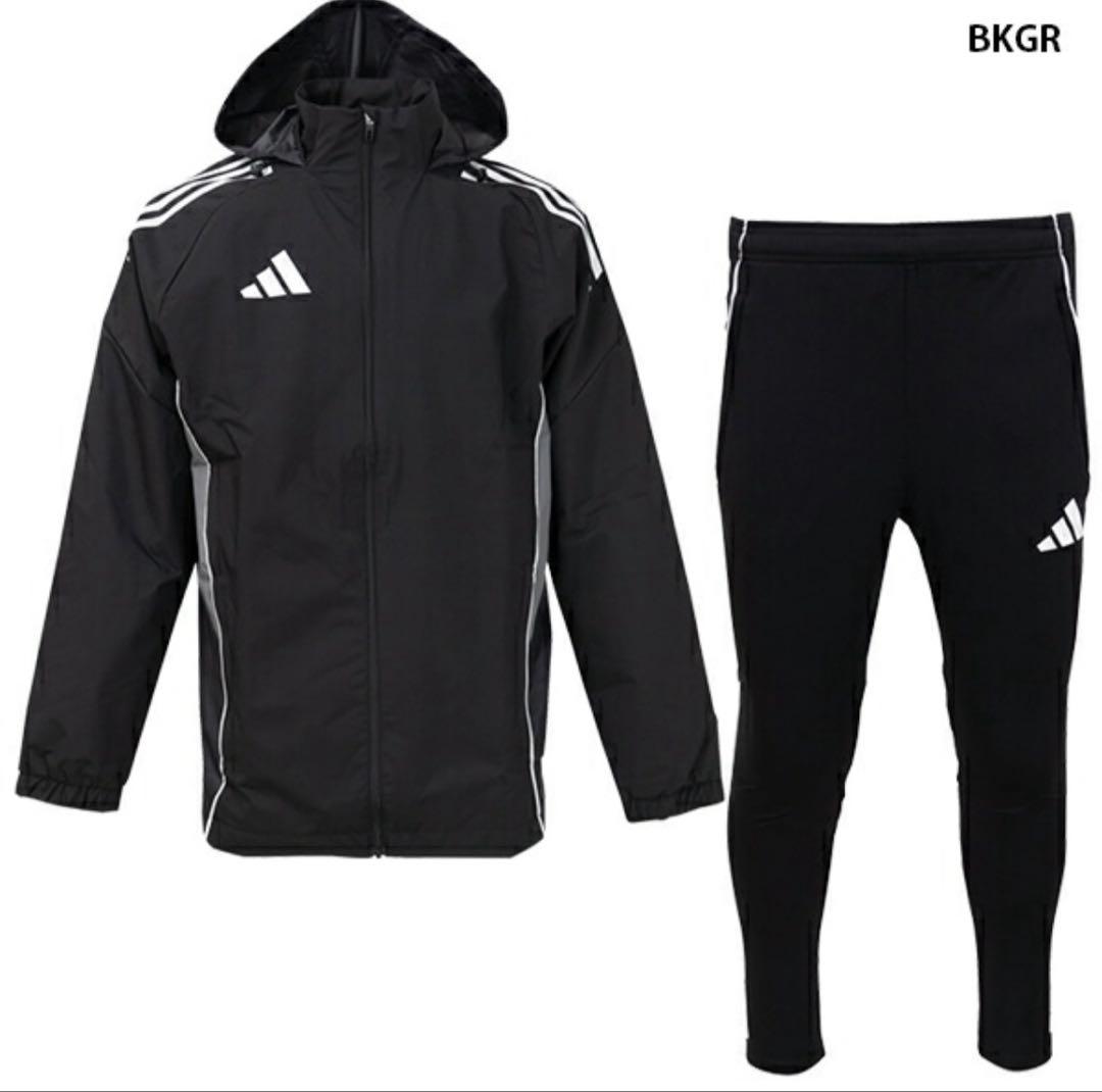 アディダス TIRO25 コンペティション オールウェザージャケット&パンツ