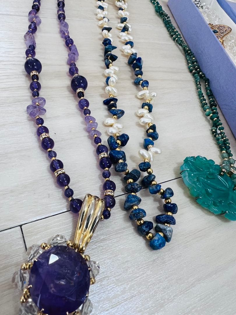 ★★遺品整理　生前整理 アクセサリーまとめ！！ ネックレス、天然石、パール他★