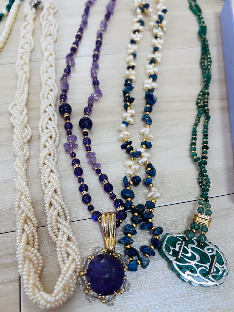 ★★遺品整理　生前整理 アクセサリーまとめ！！ ネックレス、天然石、パール他★