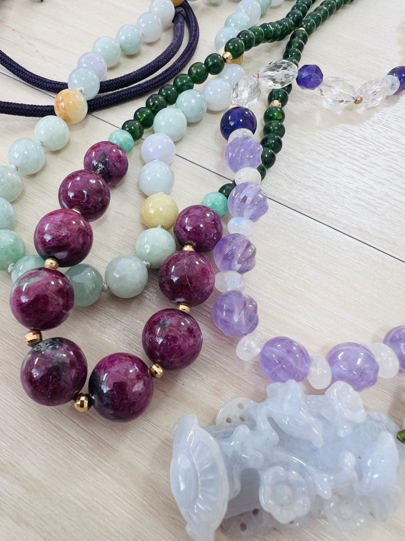 ★★遺品整理　生前整理 アクセサリーまとめ！！ ネックレス、天然石、パール他★