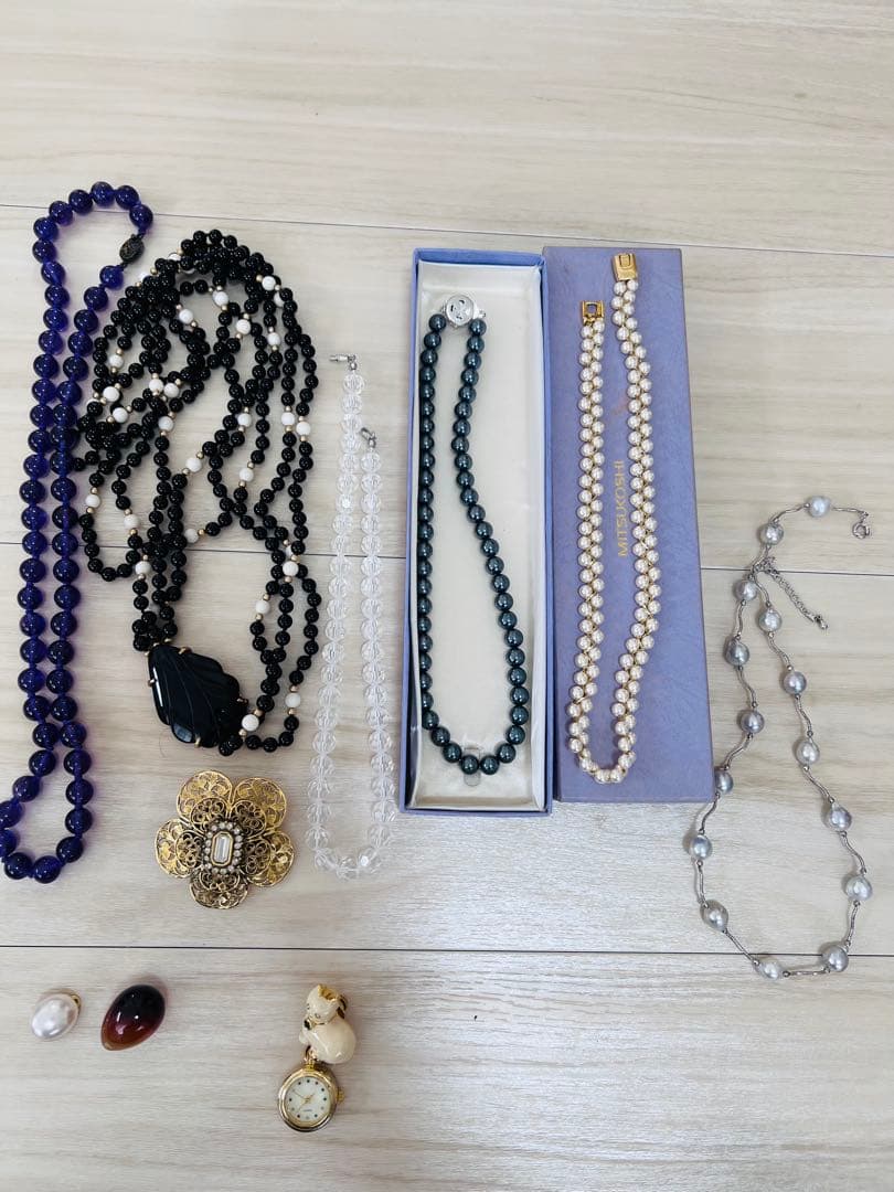 ★★遺品整理　生前整理 アクセサリーまとめ！！ ネックレス、天然石、パール他★