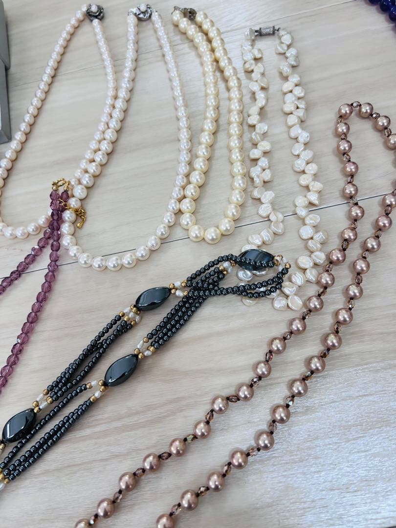 ★★遺品整理　生前整理 アクセサリーまとめ！！ ネックレス、天然石、パール他★