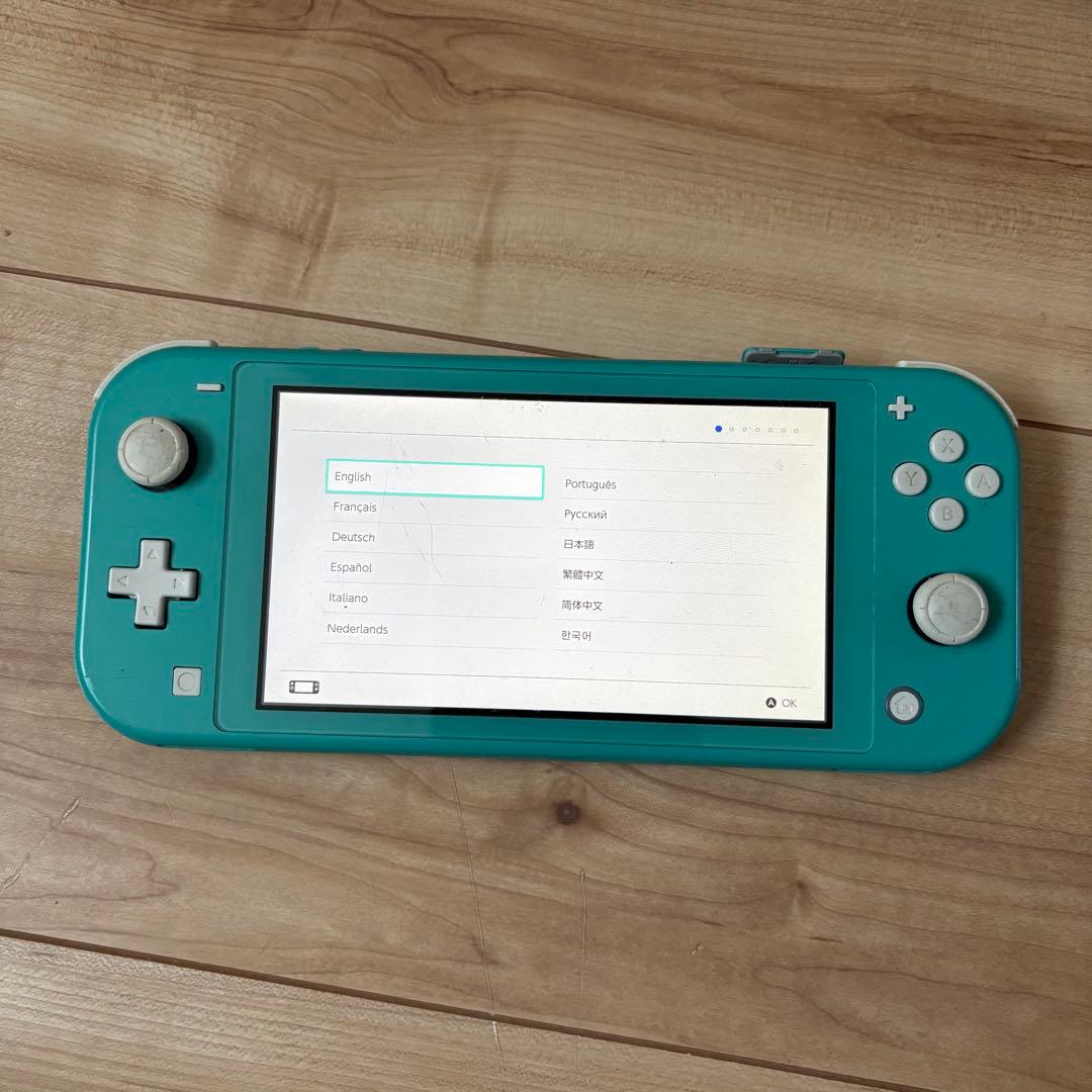 【匿名発送】Nintendo Switch Liteターコイズ　ソフト3本セット