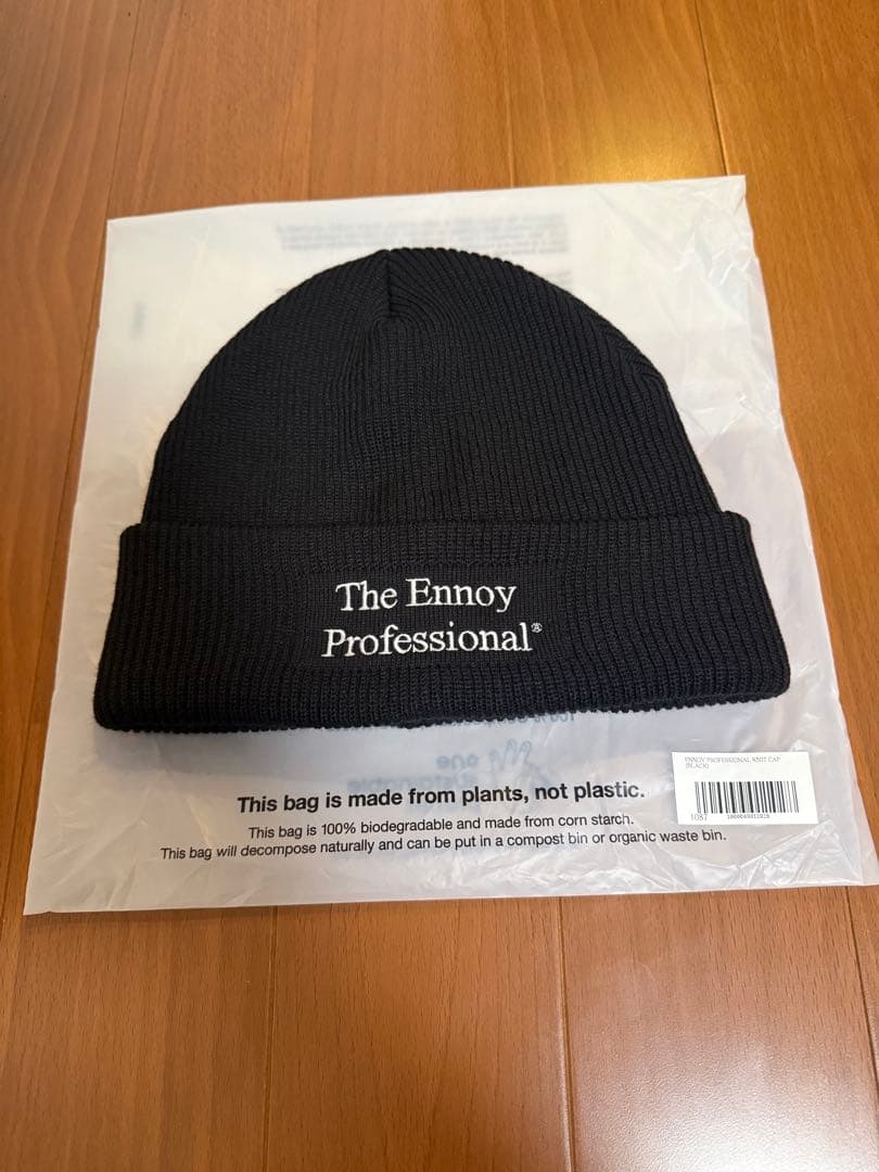 【最安】ENNOY PROFESSIONAL KNIT CAP (BLACK)