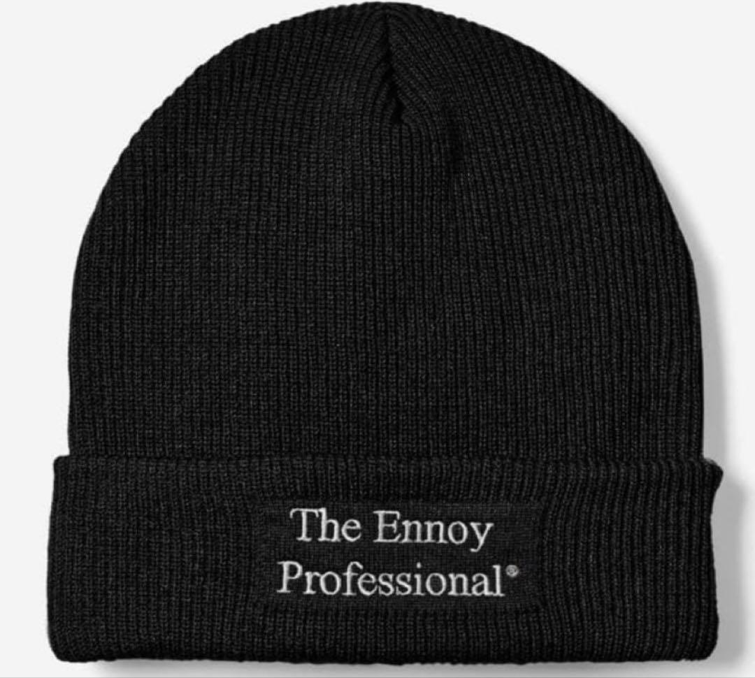 【最安】ENNOY PROFESSIONAL KNIT CAP (BLACK)
