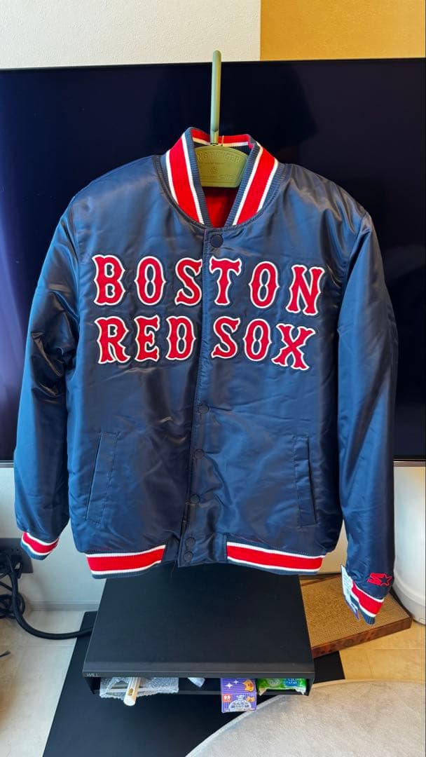BOSTON RED SOX リバーシブルスタジャン 中綿