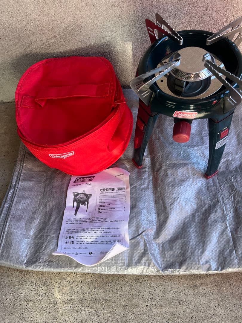新品未使用　コールマン ガスバーナー　ビバークストーブ　レア品