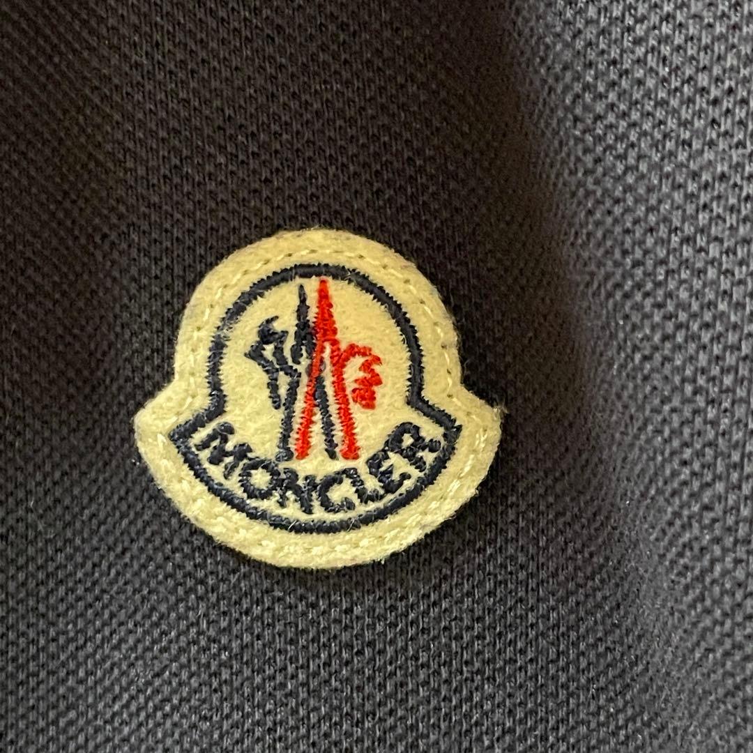 極美品 MONCLER ポロワンピース 140cm ネイビー/ホワイト