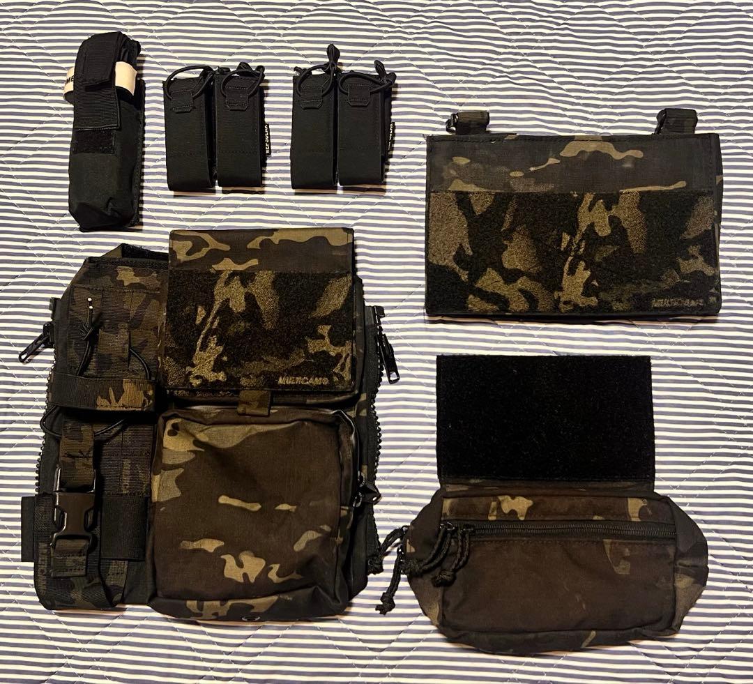 Jagercraftdesign実物プレートキャリア　ヘルメット、他、装備一式。