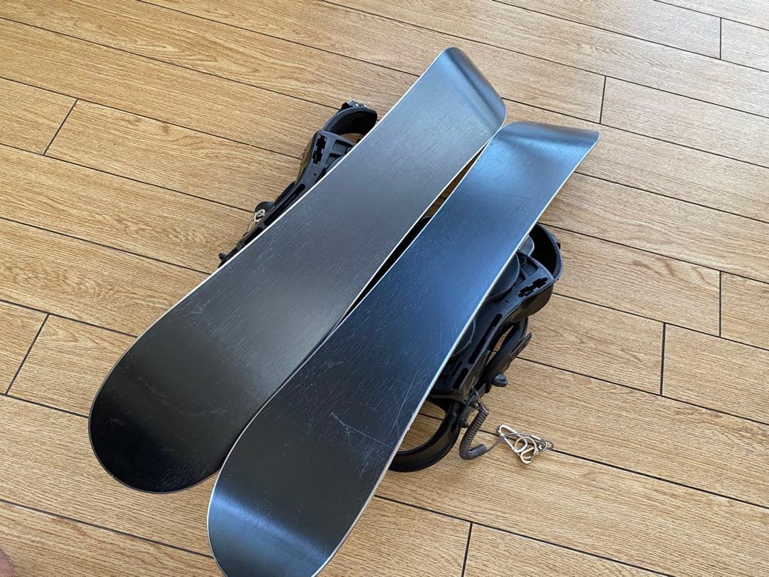 SWALLOW ソフトブレード スノボブーツ用ショートスキー 3点セット