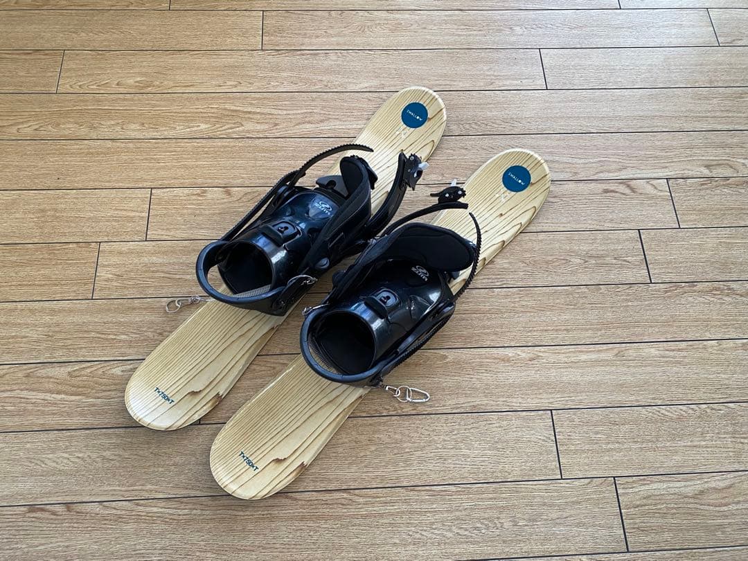 SWALLOW ソフトブレード スノボブーツ用ショートスキー 3点セット