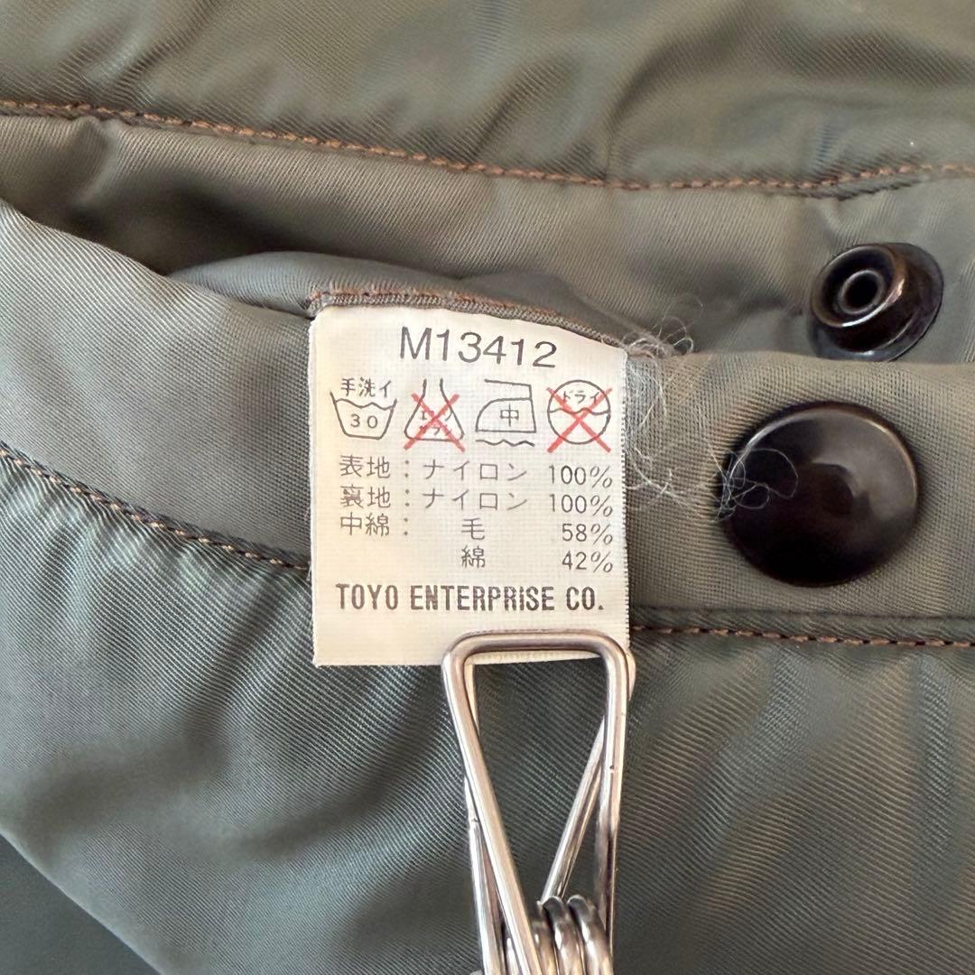 763　バズリクソンズ　MA-1フライトジャケット　L　ワッペン　M13412