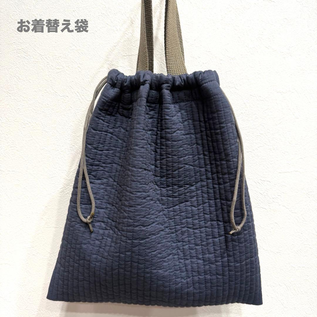 ゆうチャンママ様 5点セットヌビ ネイビー ハンドメイド