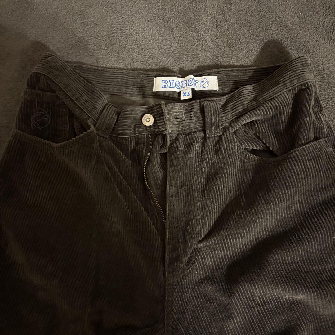 BIGBOY コーデュロイパンツ XS ダークブラウン