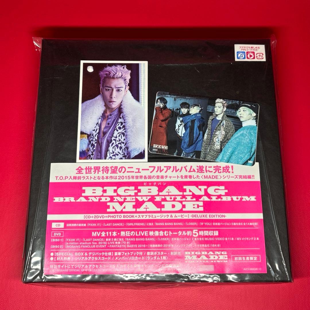 初回 BIGBANG MADE トレカT.O.P
